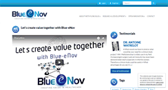 Desktop Screenshot of blue-enov.com